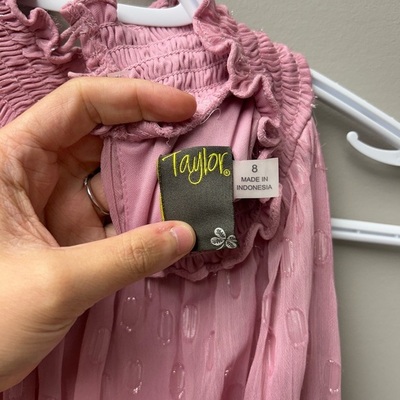 Taylor Women’s Pink Long Maxi Dress - Picture 4 of 4